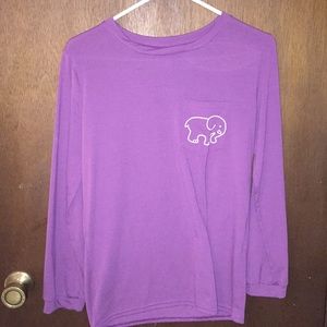 Purple ivory Ella tee
